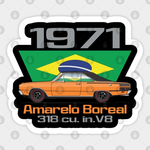 Amarelo Boreal Sticker by JRCustoms44